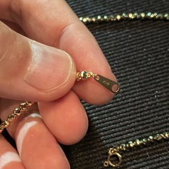 K18 シャンデリア 12.3g/55cm ネックレスの画像