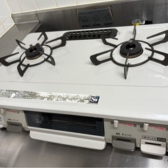 グリル付きガステーブル　ガスコンロ　リンナイ　取説あり　Rinnai　ガス　コンロの画像