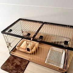【組立不要・引取限定】定価3.3万 コジマ購入 美品ケージ（トイレ成功の縁起物！）
の画像
