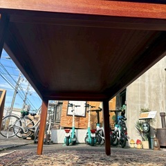 ビンテージ　ダイニングテーブル　木製テーブル　店舗什器　カフェテーブル　飲食店 の画像