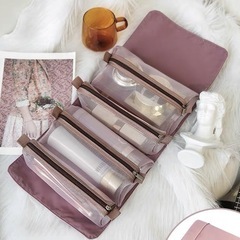 ピンク　トラベルポーチの画像