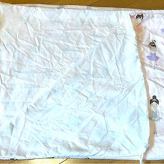 ニトリ布団カバー　バレリーナ模様の画像