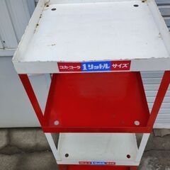 コカ・コーラ 什器◆1L 陳列棚◆4段◆昭和レトロ◆非売品◆高さ125 幅46 奥行46の画像