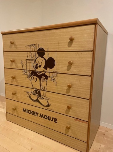 ミッキーマウス洋服タンス