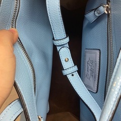 Samantha Vega サマンサベガ　ブルー　水色　トートバッグ　帯付きの画像