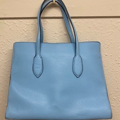 Samantha Vega サマンサベガ　ブルー　水色　トートバッグ　帯付きの画像