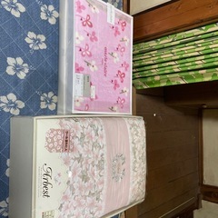 毛布、布団の画像