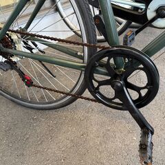 ★店頭にて試乗可★ J3345　【リユースのサカイ柏店】　sincope 　クロスバイク　グリーン　700×28ｃ　6段変速　　簡易クリーニング済　 中古自転車 　流山市 中古自転車 松戸市 中古自転車 我孫子市 中古自転車 船橋市 中古自転車 守谷市 中古自転車 取手市 中古自転車　の画像