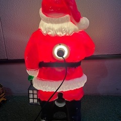 【今週中早い者勝ち！！】サンタクロースの装飾 約70cm 電源コード付きの画像