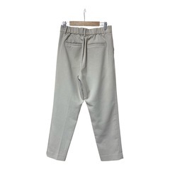 しまむら プリーツテーパードワイドパンツ ウエストゴム ベージュ Ｍの画像