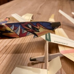 ゴム飛ばし飛行機の画像