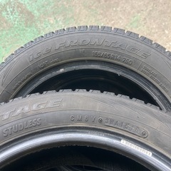 155/65R14 スタッドレス　アイスフロンテージ　2018年製　4本の画像