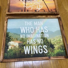 インテリアアート　額絵　3枚セットの画像