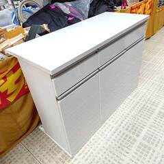 ニトリ キッチンカウンター ホワイト キッチンボード 収納