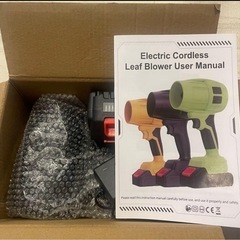 【受付終了】ブロワー 強力 洗車【新昇級版モデル 】PSE認定 残量表示 バッテリー 2個搭の画像