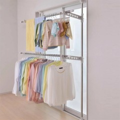 突っ張り式室内物干し竿の画像