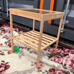 早い者勝ち　ガラス天板棚の画像