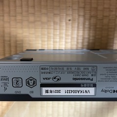 パナソニックブルーレイディスクレコーダーの画像