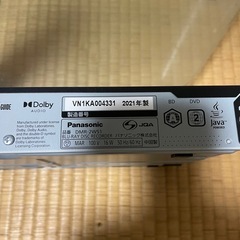 パナソニックブルーレイディスクレコーダーの画像