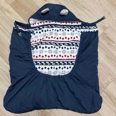 防寒ケープ　抱っこ紐カバー　ベビーカーカバーの画像