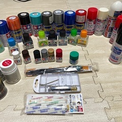 プラモデル　塗料　ペイントの画像