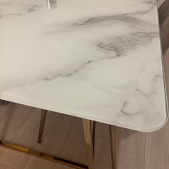 francfranc　大理石フェリシテ ダイニングテーブル W160の画像