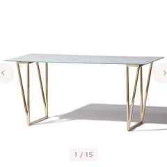 francfranc　大理石フェリシテ ダイニングテーブル W160の画像