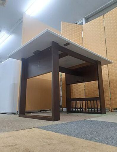 札幌【伸長式 ダイニングセット チェア×2脚付き】ダイニング3点セット マガジンラック付き エクストラ天板 跳ね上げ天板 バタフライ天板 4人掛けダイニングテーブルセット 食卓テーブルセット 北20条店