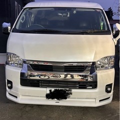 ハイエースワイドボディ　　バッドフェイスボンネット　ユーロボンネットの画像