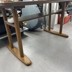 ニトリ センターテーブル サラ 115 幅115cm 高さ60cm ブラウン 収納棚板付き ローテーブル SARA 札幌市手稲区の画像