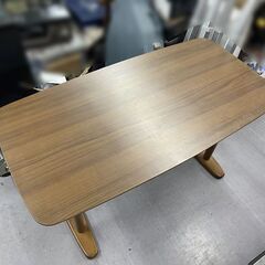 ニトリ センターテーブル サラ 115 幅115cm 高さ60cm ブラウン 収納棚板付き ローテーブル SARA 札幌市手稲区の画像