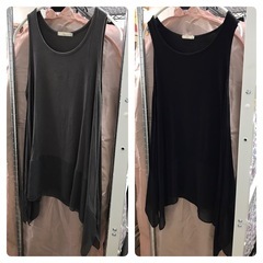 ★アシメントリータンクトップ４色の画像