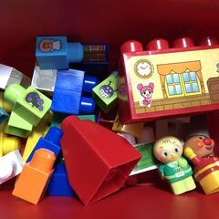 【BANDAI】MEGA BLOKS わいわいパン工場ブロックバケツの画像