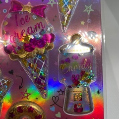 キラキラシールの画像