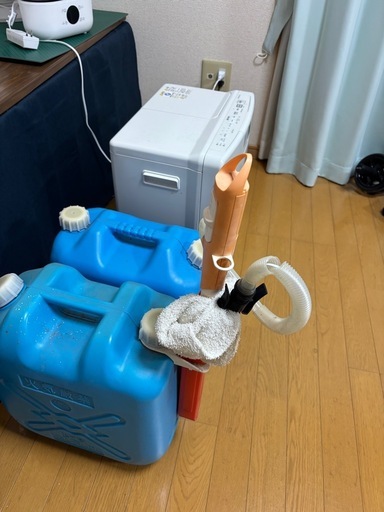 【新規問合せ終了】コロナ　石油ファンヒーター　タンク×2  電動ポンプ