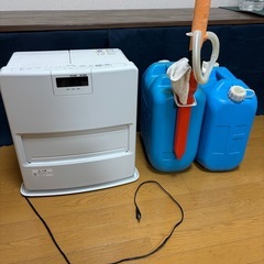 【新規問合せ終了】コロナ　石油ファンヒーター　タンク×2  電動ポンプ