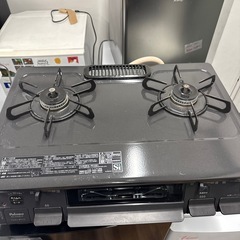 美品❗️パロマ　2口ガスコンロ　都市ガス の画像