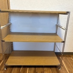 無印良品　ステンレスユニットシェルフの画像
