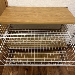 無印良品　ステンレスユニットシェルフの画像