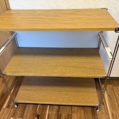 無印良品　ステンレスユニットシェルフの画像