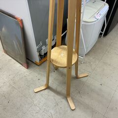 【リサイクルショップどりーむ荒田店】No.618 ポールラック ウッド お洒落の画像