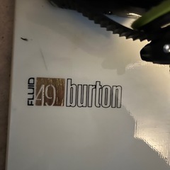 バートンBurtonスノボード149センチビンディングセットの画像