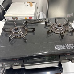 リンナイ　二口ガスコンロ　都市ガスの画像