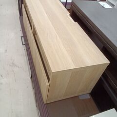 リユースのサカイ栃木店★ジモティ割あり★  TV台 ベージュ W120×D41×H39.5 クリーニング済み TC11976の画像