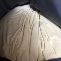 【ジャンク、難あり】無印良品　ビーズソファの画像