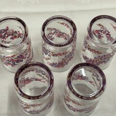 昭和レトロ　佐々木硝子　グラス5客セットの画像
