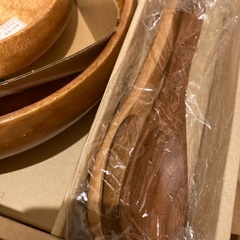 木製サラダボウルセットの画像