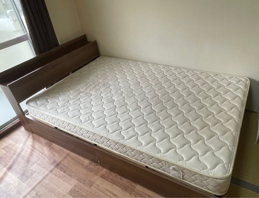 シングルベッド　マット付き