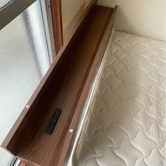 シングルベッド&マット付きの画像