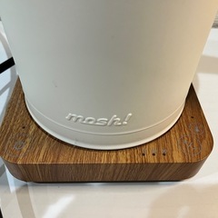 木製×ホワイト電気ケトル【mosh!】の画像